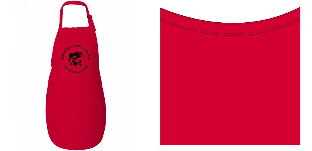 Aprons Mid Length With Pockets | Q-Tees Q4350