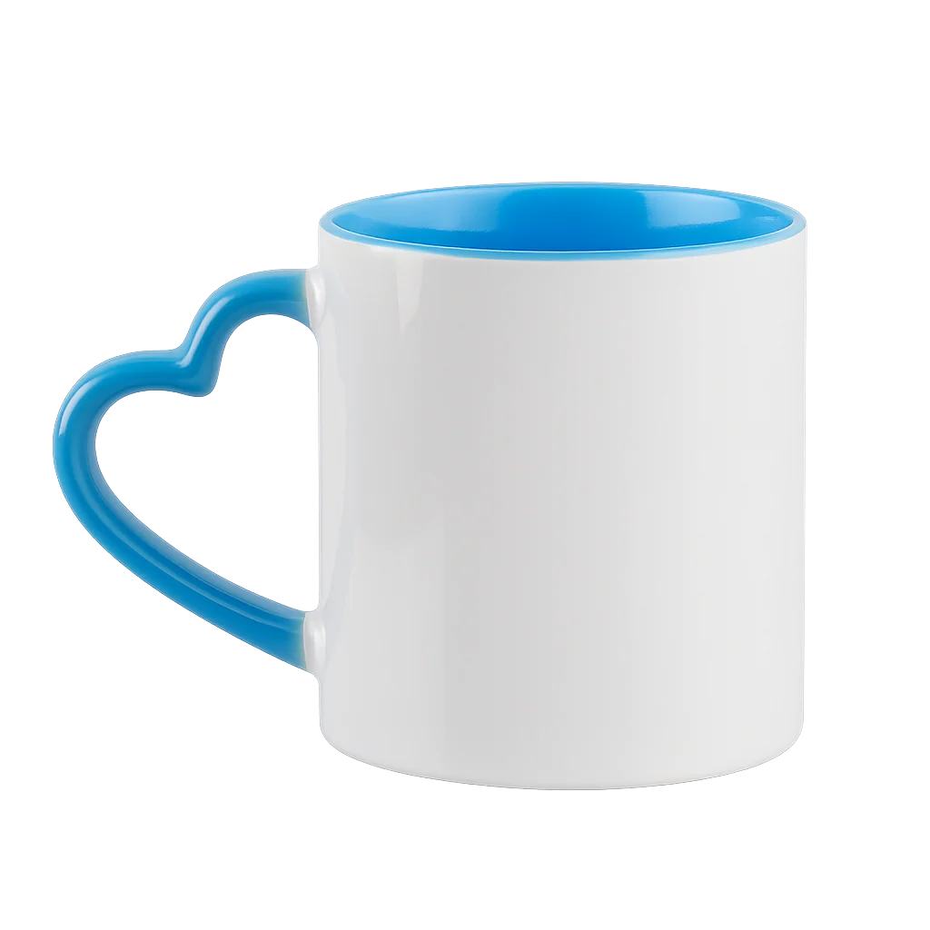 Heart Handle Mugs 11oz. | Sublimation - Image 3