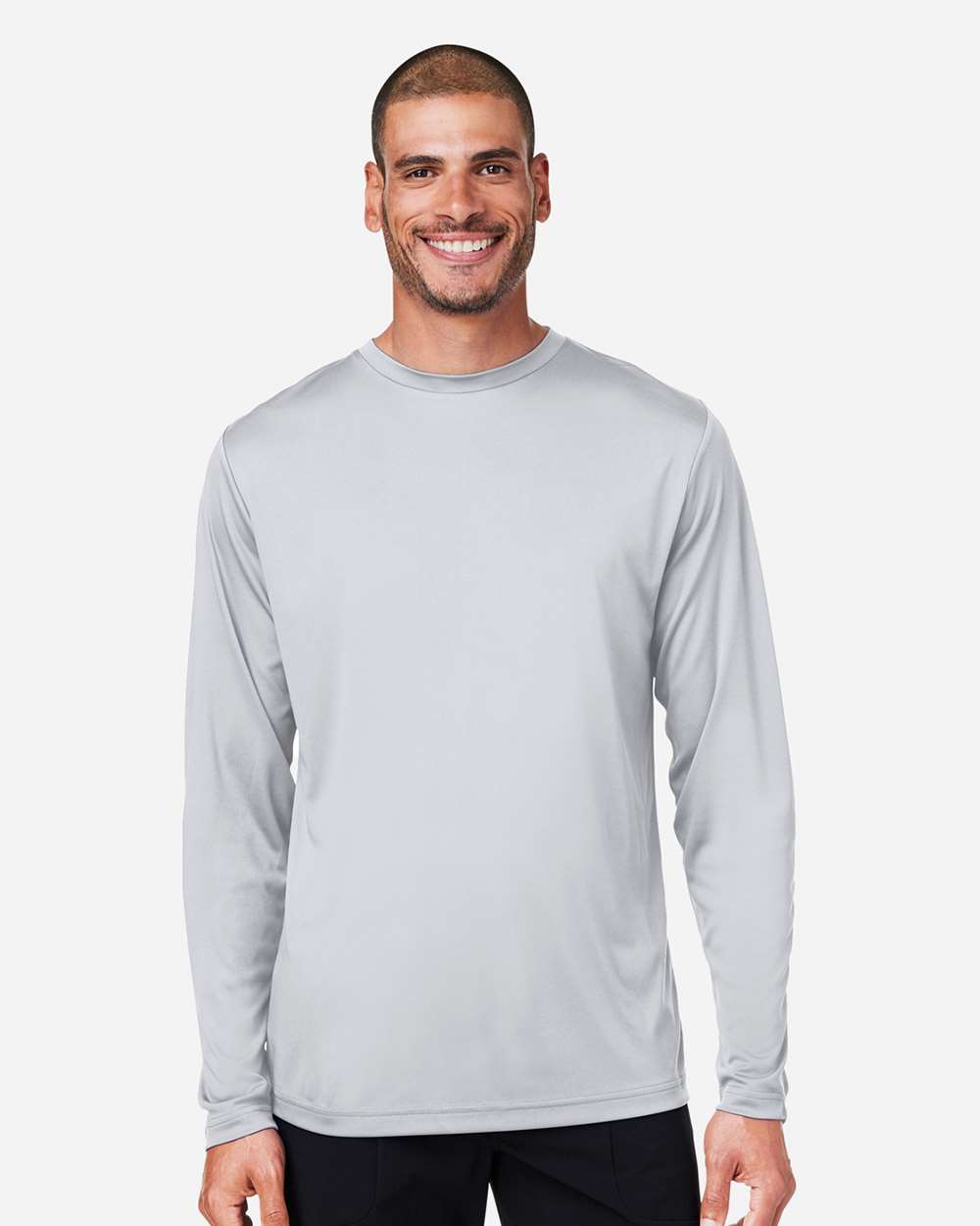 Blank Long Sleeve T-shirt 100% Polyester 7.5 oz | CORE365 CE10L - Image 4