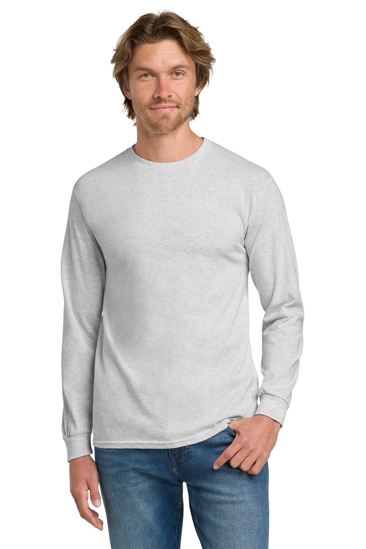 Blank Long Sleeve T-shirt Midweight Cotton 8.8 oz | Gildan 5400 - Image 13