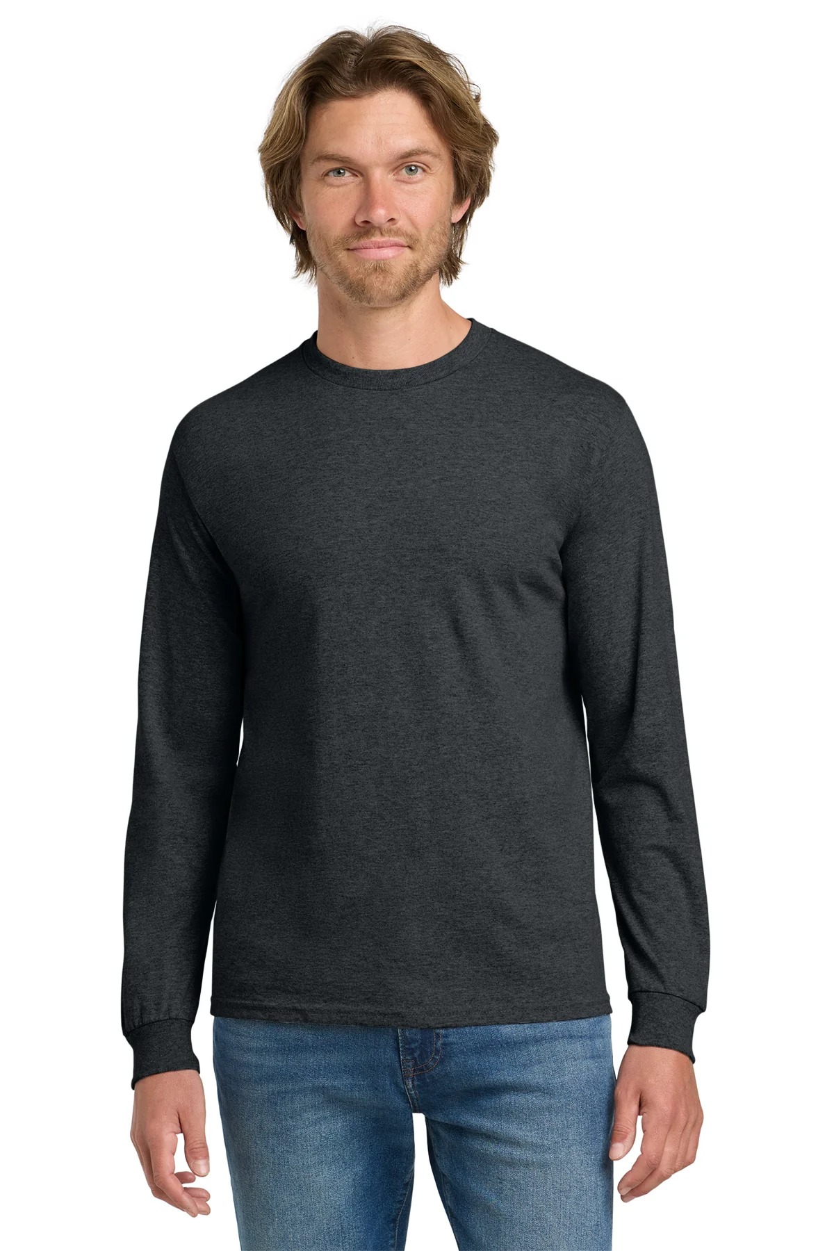 Blank Long Sleeve T-shirt Midweight Cotton 8.8 oz | Gildan 5400 - Image 15
