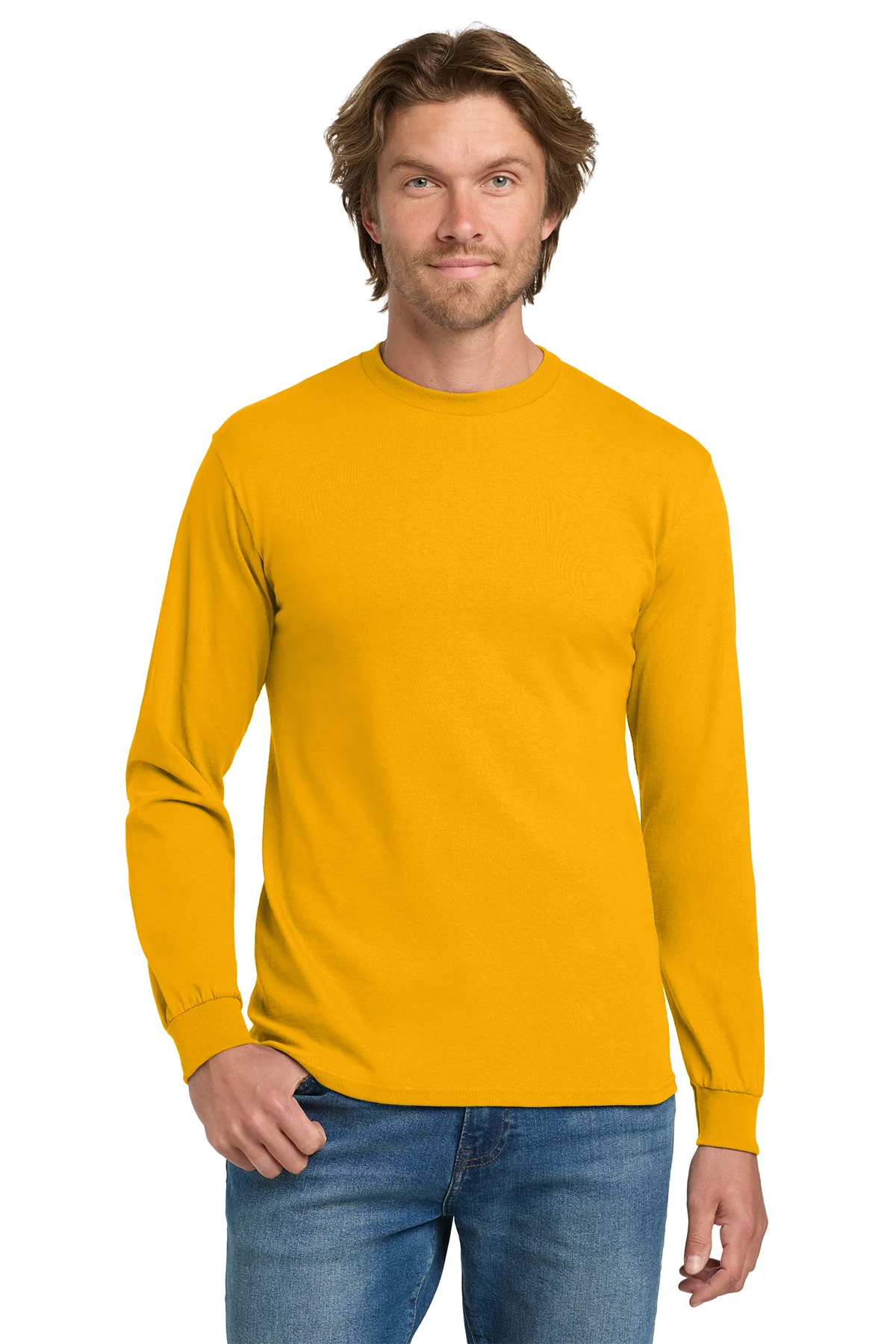 Blank Long Sleeve T-shirt Midweight Cotton 8.8 oz | Gildan 5400 - Image 19
