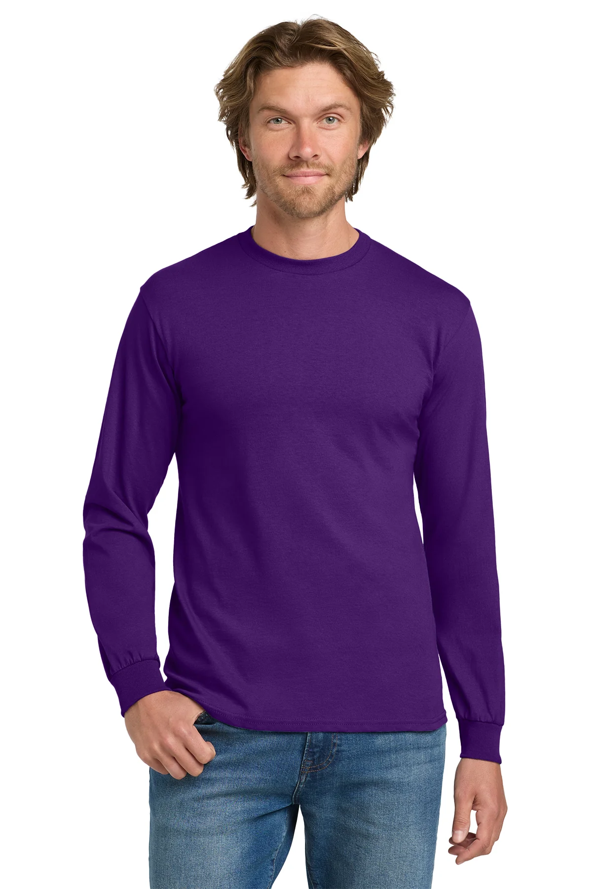 Blank Long Sleeve T-shirt Midweight Cotton 8.8 oz | Gildan 5400 - Image 23