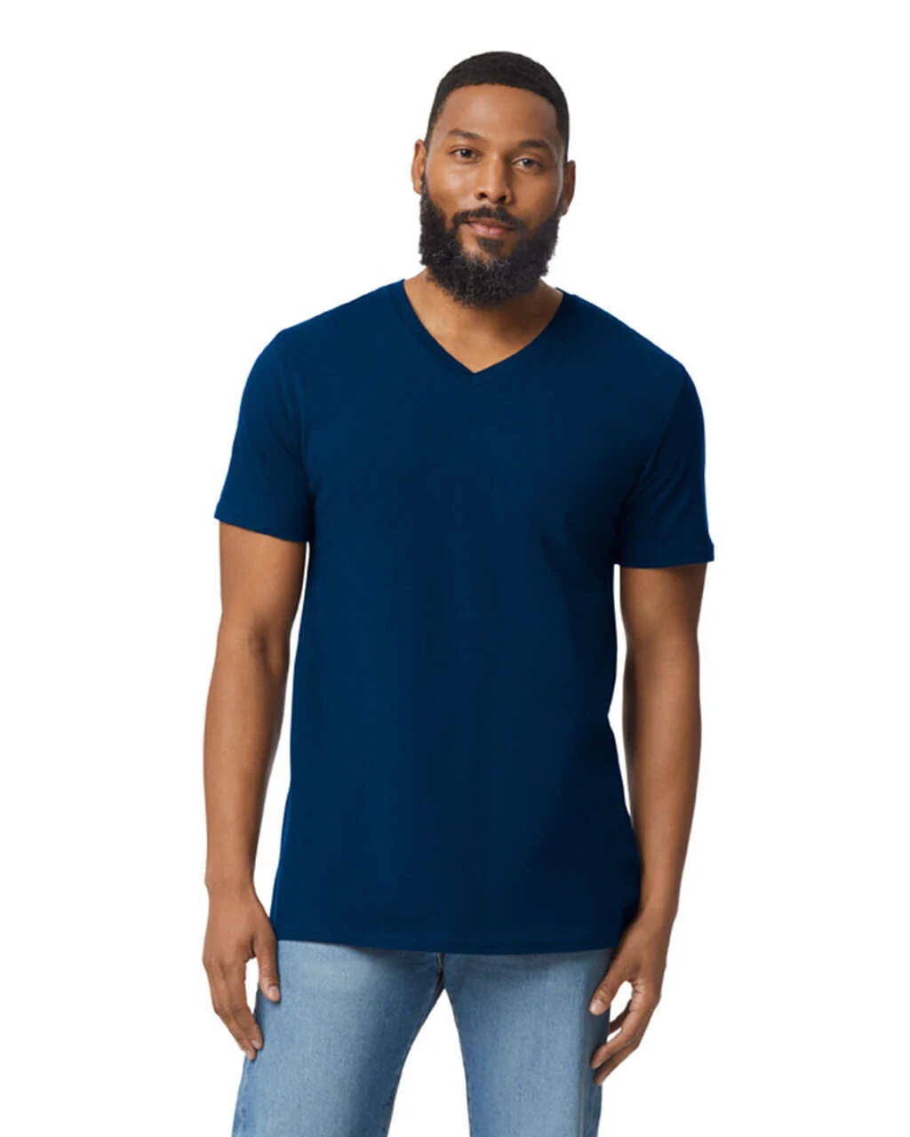 Blank T-shirt V-neck Softstyle Cotton 7.5 oz | Gildan 64V00 - Image 11