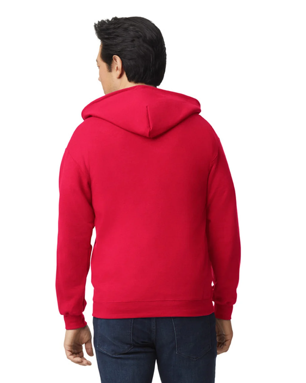 Blank Zip-Up Hoodies 50/50 Cotton-Polyester 13.3 oz  | Gildan 18600 - Image 12