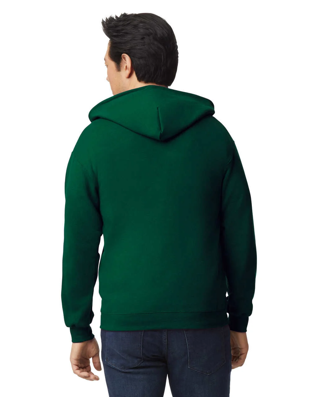 Blank Zip-Up Hoodies 50/50 Cotton-Polyester 13.3 oz  | Gildan 18600 - Image 14