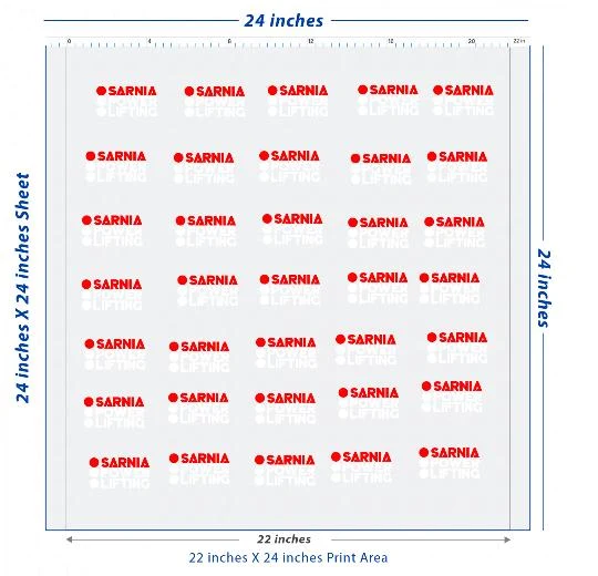 Custom DTF Transfer Sheet – 22" x 24"