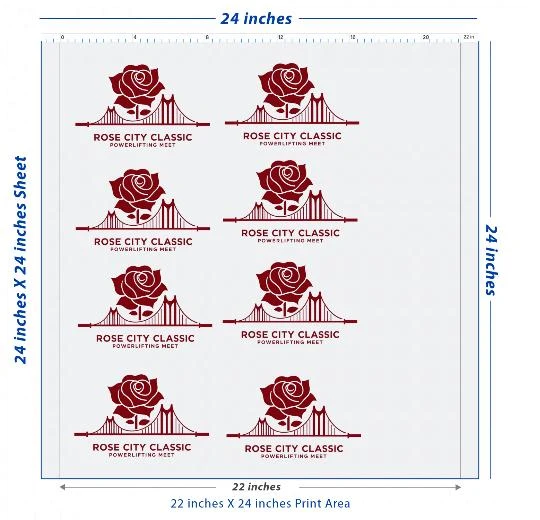 Custom DTF Transfer Sheet – 22" x 24"