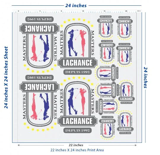 Custom DTF Transfer Sheet – 22" x 24"