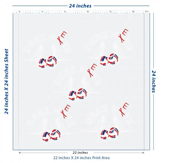 Custom DTF Transfer Sheet – 22" x 24"