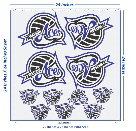 Custom DTF Transfer Sheet – 22" x 24"