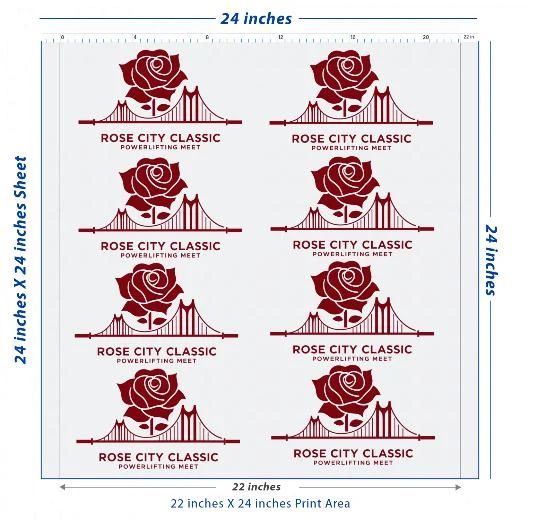 Custom DTF Transfer Sheet – 22" x 24"