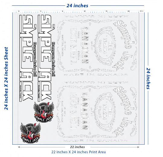 Custom DTF Transfer Sheet – 22" x 24"