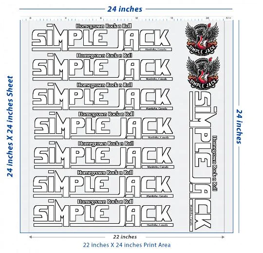 Custom DTF Transfer Sheet – 22" x 24"