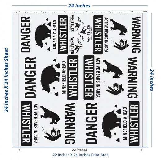 Custom DTF Transfer Sheet – 22" x 24"