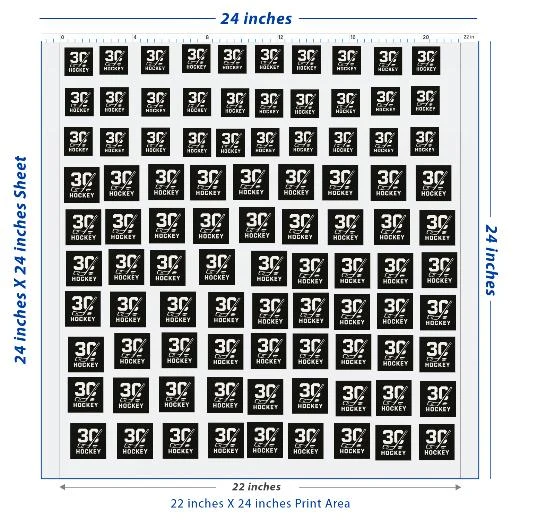 Custom DTF Transfer Sheet – 22" x 24"