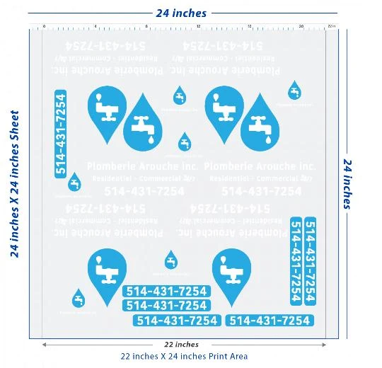 Custom DTF Transfer Sheet – 22" x 24"