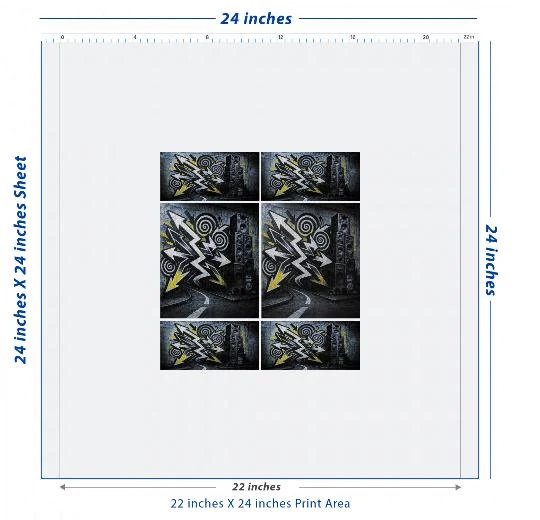 Custom DTF Transfer Sheet – 22" x 24"