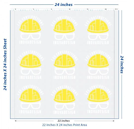 Custom DTF Transfer Sheet – 22" x 24"