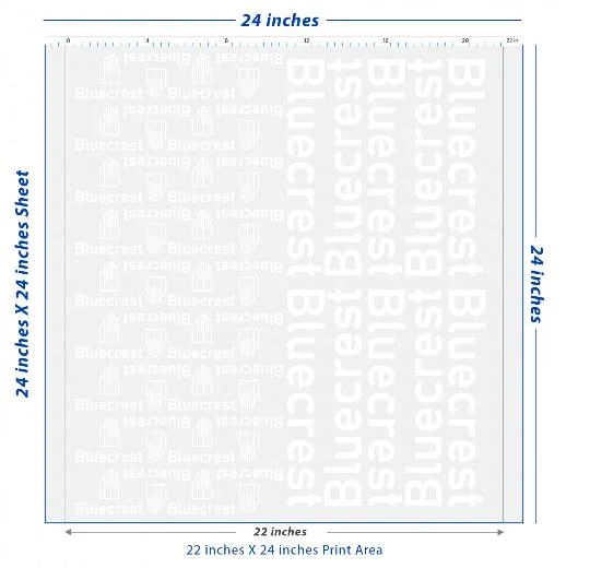 Custom DTF Transfer Sheet – 22" x 24"