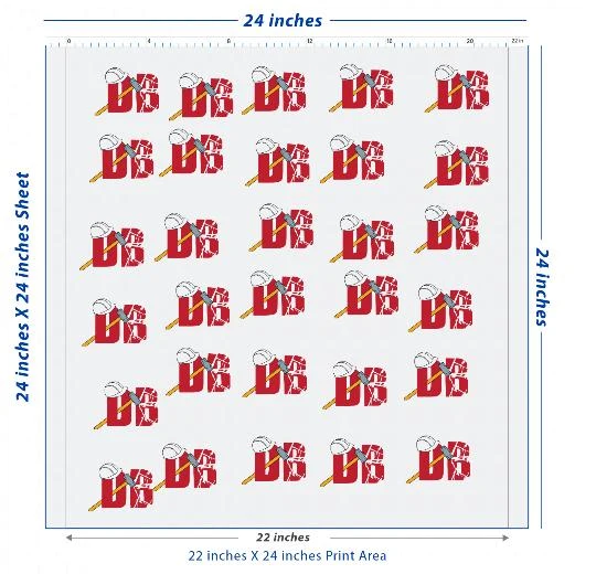 Custom DTF Transfer Sheet – 22" x 24"