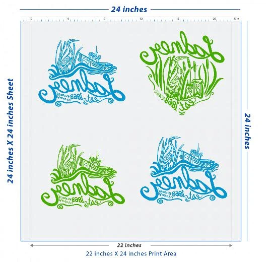 Custom DTF Transfer Sheet – 22" x 24"