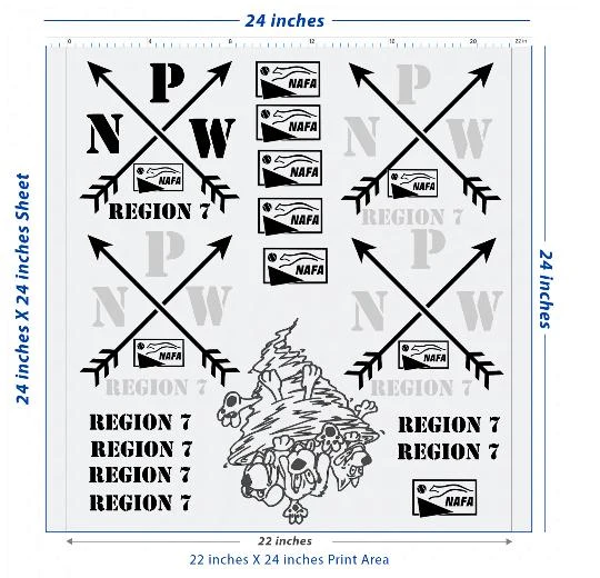 Custom DTF Transfer Sheet – 22" x 24"