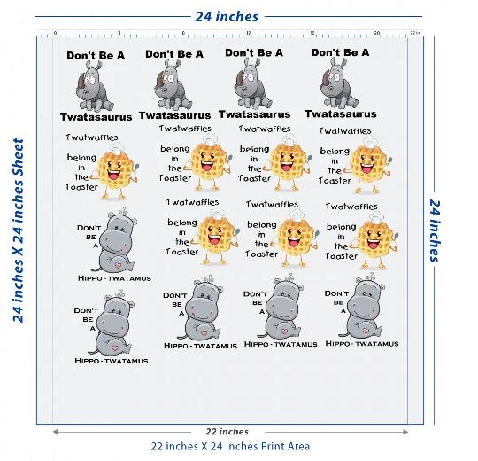 Custom DTF Transfer Sheet – 22" x 24"