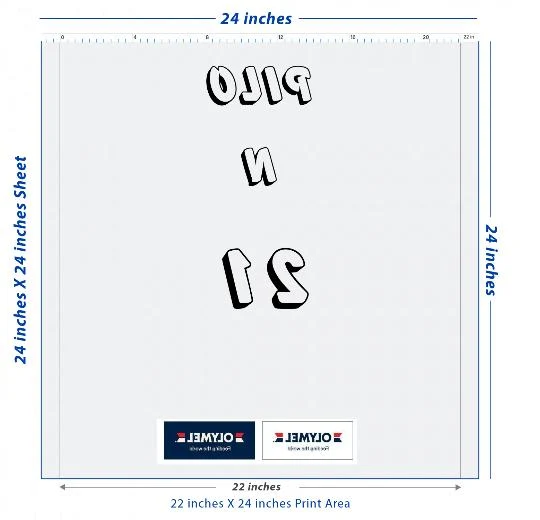 Custom DTF Transfer Sheet – 22" x 24"