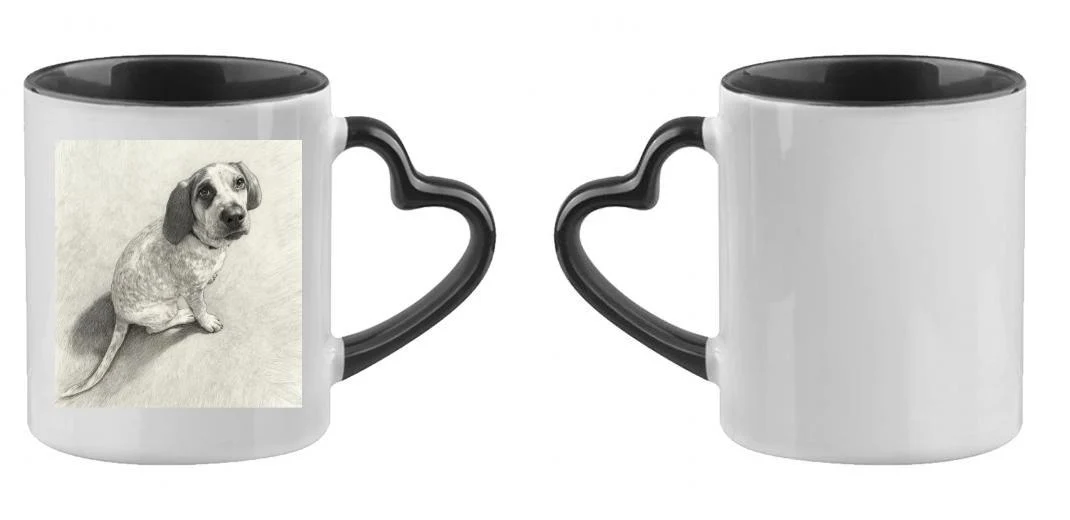 Heart Handle Mugs 11oz. | Sublimation