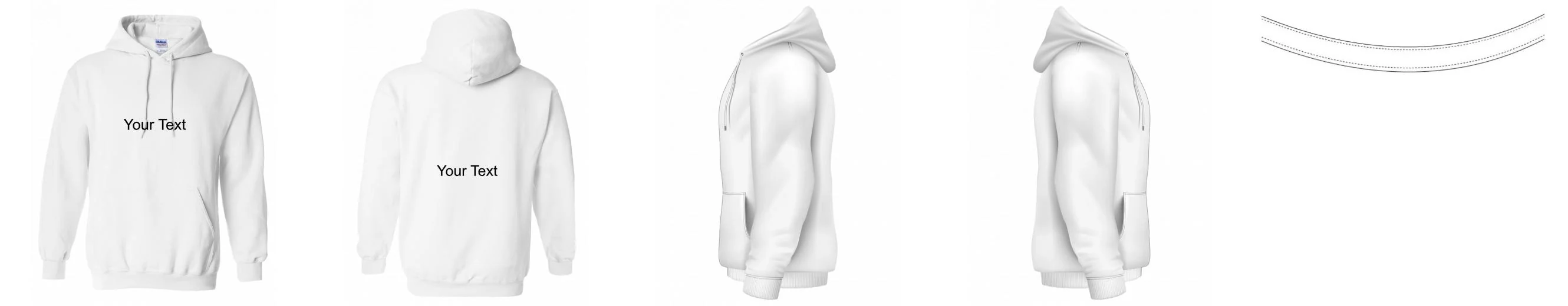 Hoodies 50/50 Cotton-Polyester 13.5 oz | Gildan 18500