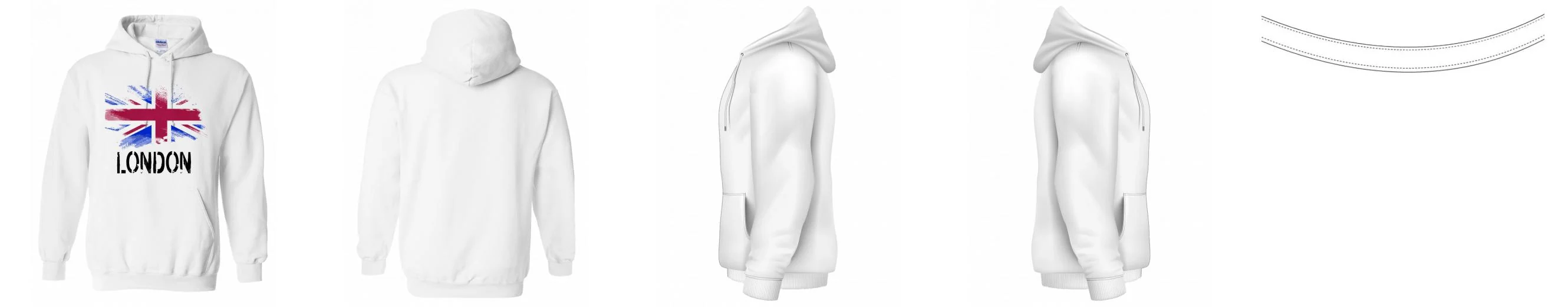 Hoodies 50/50 Cotton-Polyester 13.5 oz | Gildan 18500