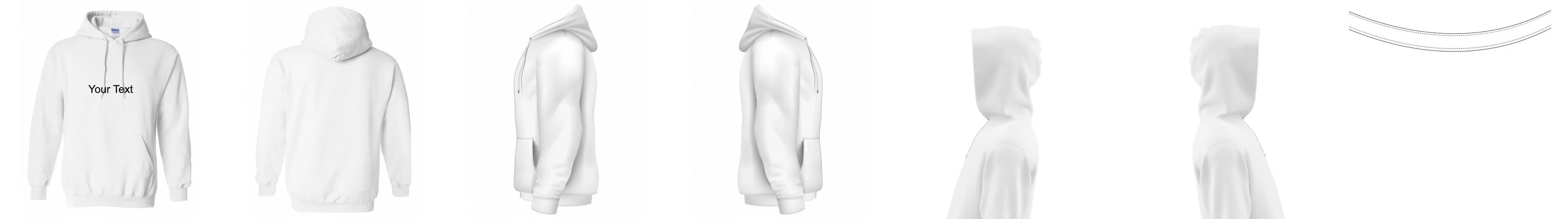Hoodies 50/50 Cotton-Polyester 13.5 oz | Gildan 18500