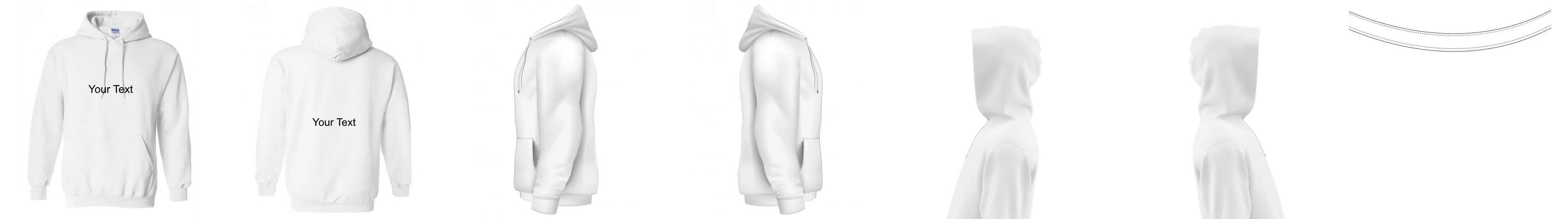 Hoodies 50/50 Cotton-Polyester 13.5 oz | Gildan 18500