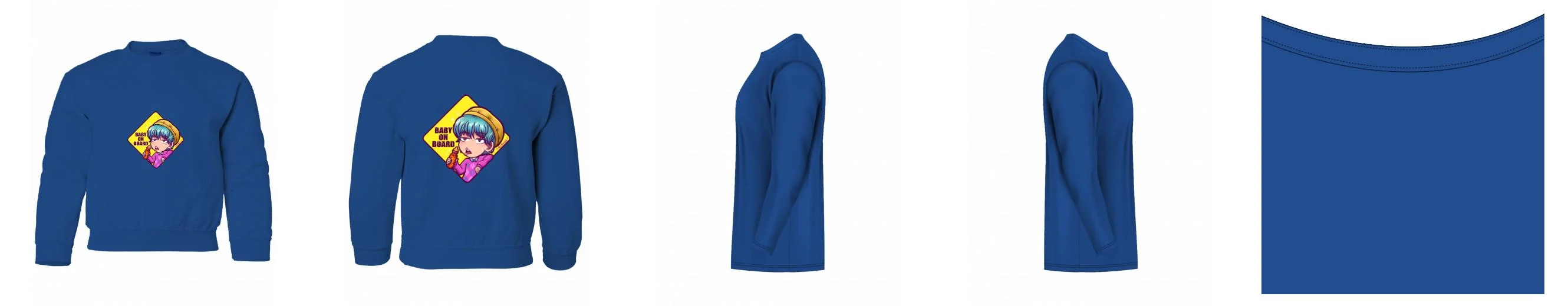 Kids Sweatshirts 50/50 Cotton-Polyester 13.3 oz | Gildan 18000B
