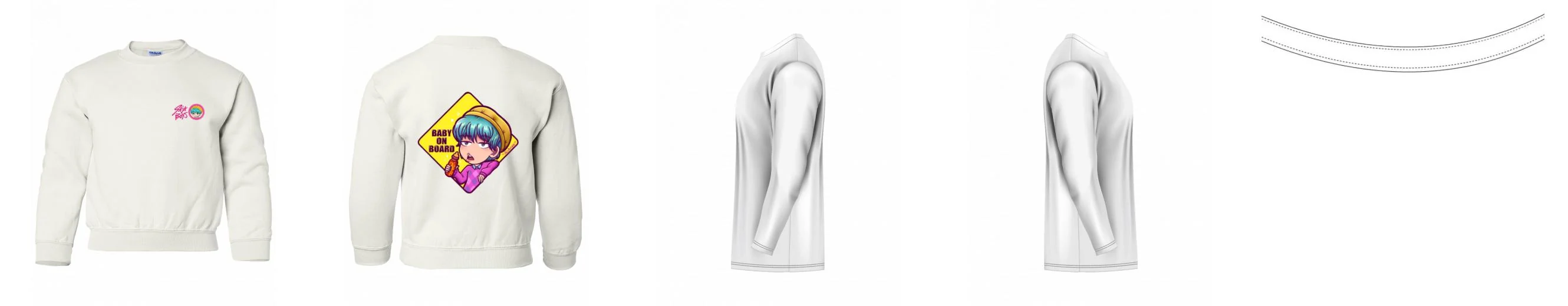 Kids Sweatshirts 50/50 Cotton-Polyester 13.3 oz | Gildan 18000B