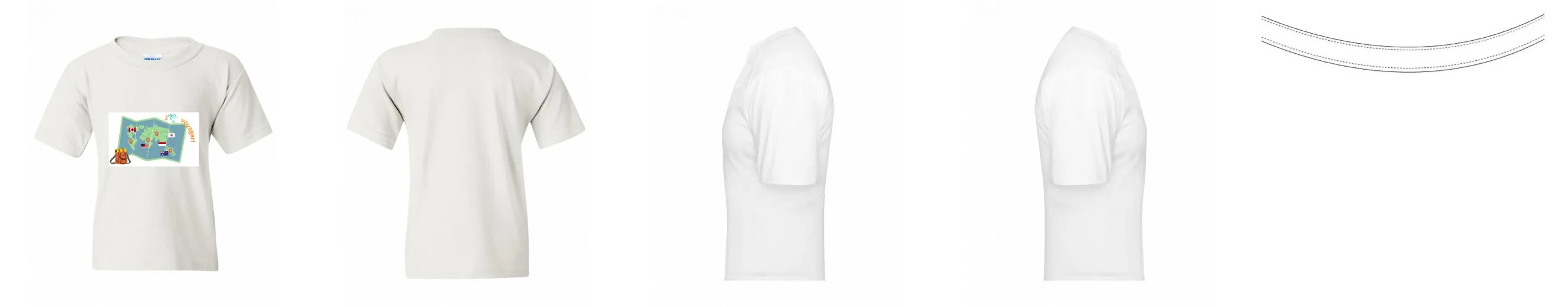 Kids T-shirt Midweight Cotton 8.8 oz | Gildan 5000B