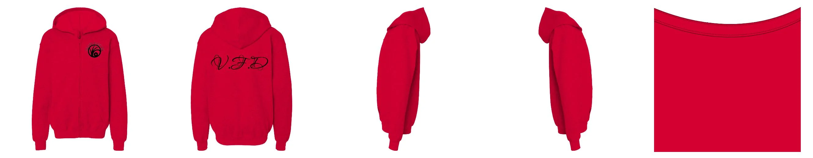 Kids Zip-Up Hoodies 50/50 Cotton-Polyester 13.3 oz | Gildan 18600B