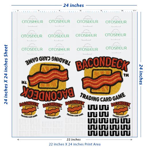 Premium DTF Transfer Sheet – 22" x 24"