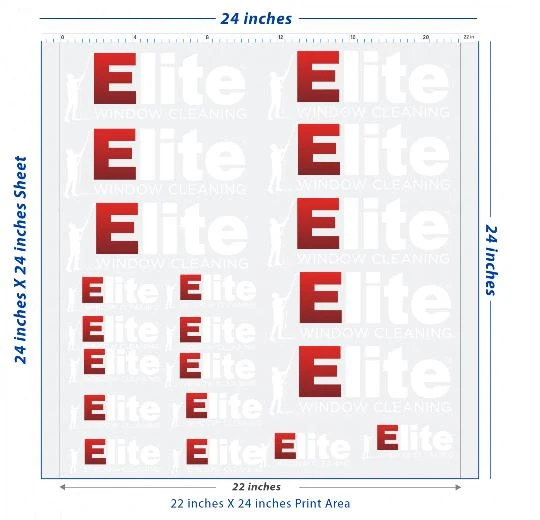 Premium DTF Transfer Sheet – 22" x 24"