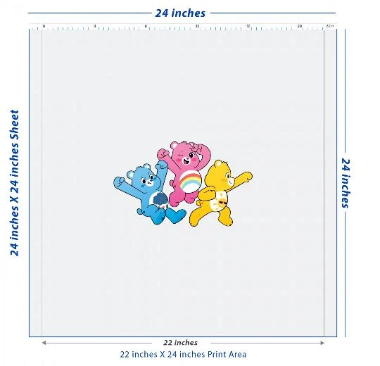 Premium DTF Transfer Sheet – 22" x 24"