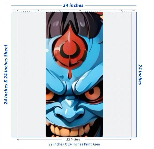 Premium DTF Transfer Sheet – 22" x 24"