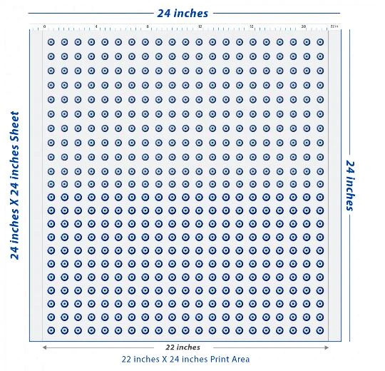 Premium DTF Transfer Sheet – 22" x 24"