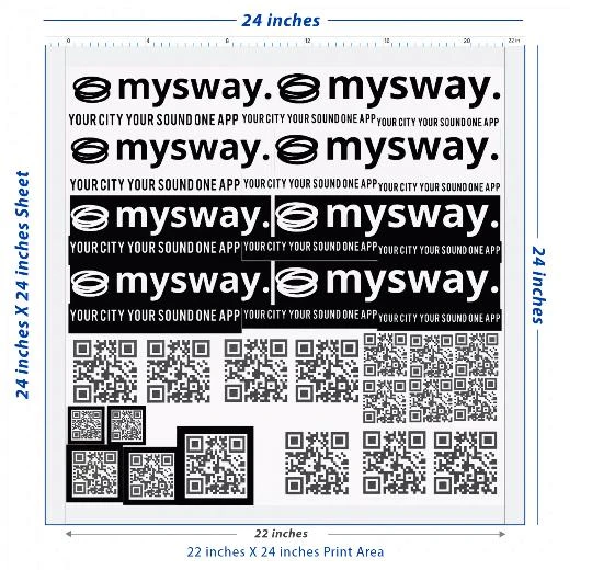 Premium DTF Transfer Sheet – 22" x 24"