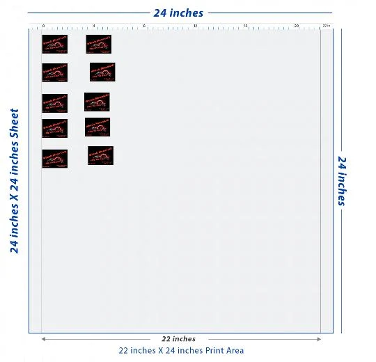 Premium DTF Transfer Sheet – 22" x 24"