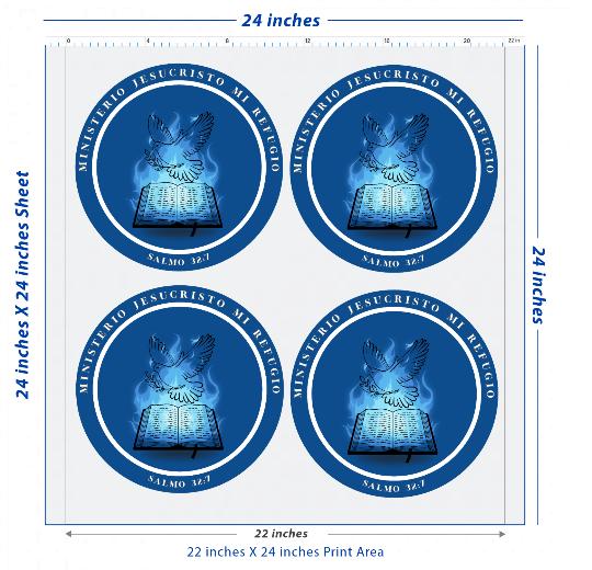 Premium DTF Transfer Sheet – 22" x 24"