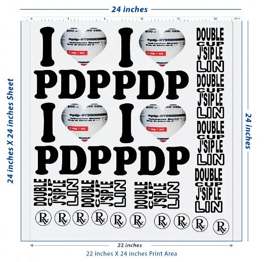 Premium DTF Transfer Sheet – 22" x 24"