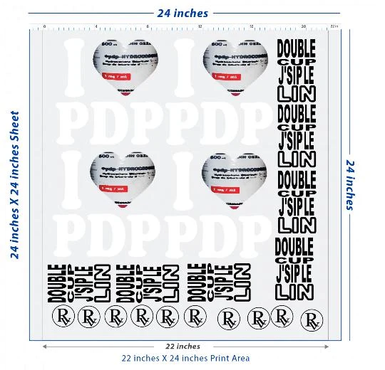 Premium DTF Transfer Sheet – 22" x 24"
