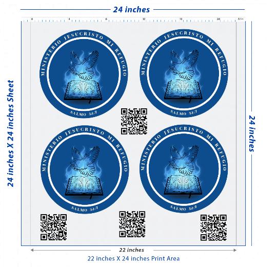 Premium DTF Transfer Sheet – 22" x 24"