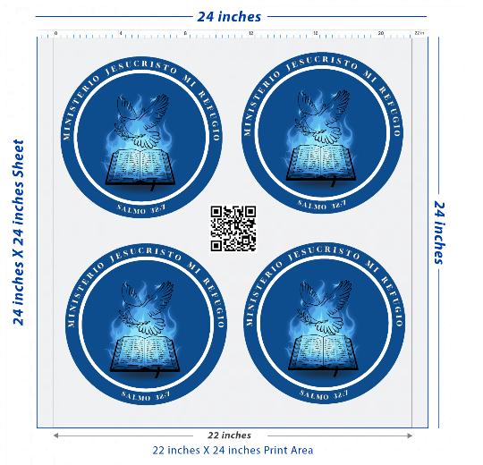 Premium DTF Transfer Sheet – 22" x 24"